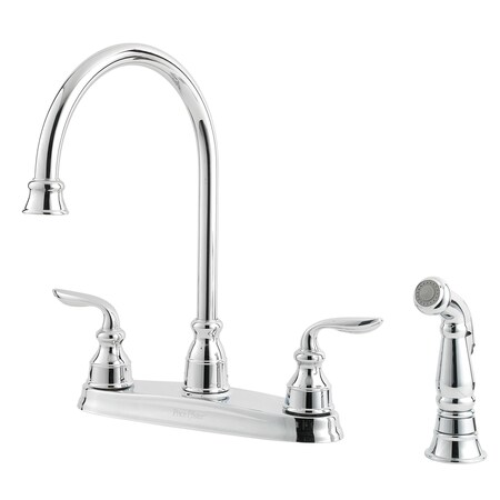Pfister 8" Mount, Residential 4 Hole Kitchen Faucet GT36-4CBC